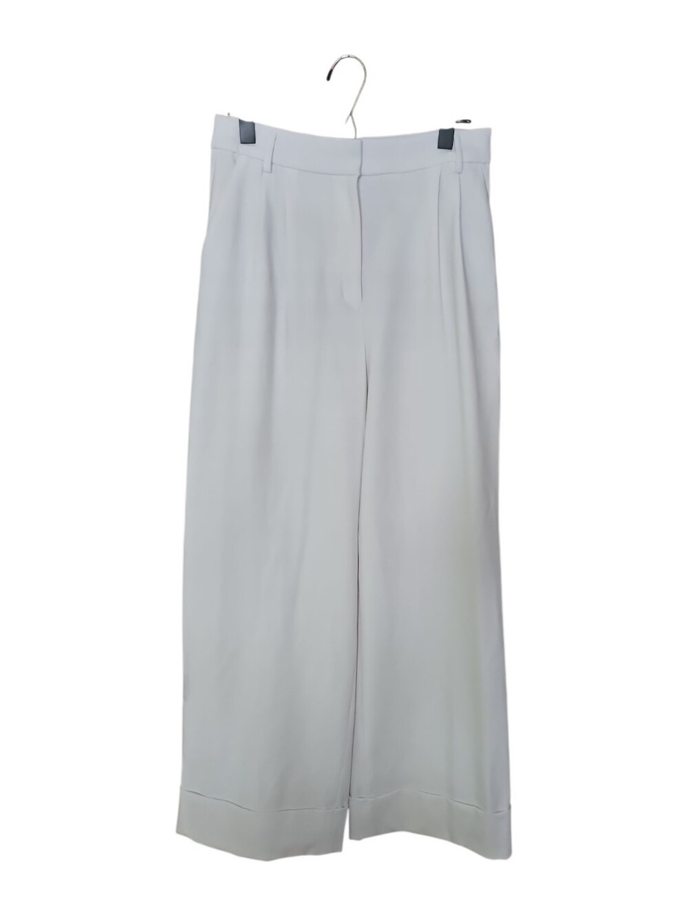 Express White Super High-Waist Wide-Leg Trousers - Picture 5 of 10